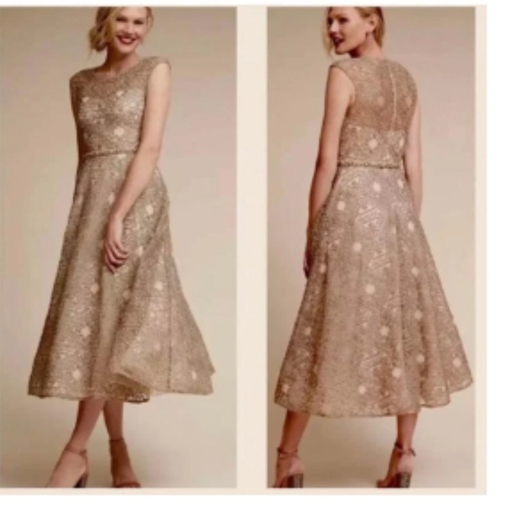 NWOT BHLDN Anthropologie Sara Emanuel Presley Dress 10
